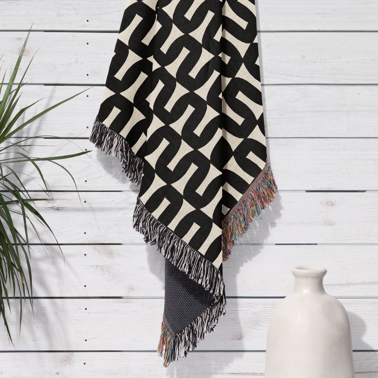 Flow - 60" x 80" Jacquard Woven Blanket