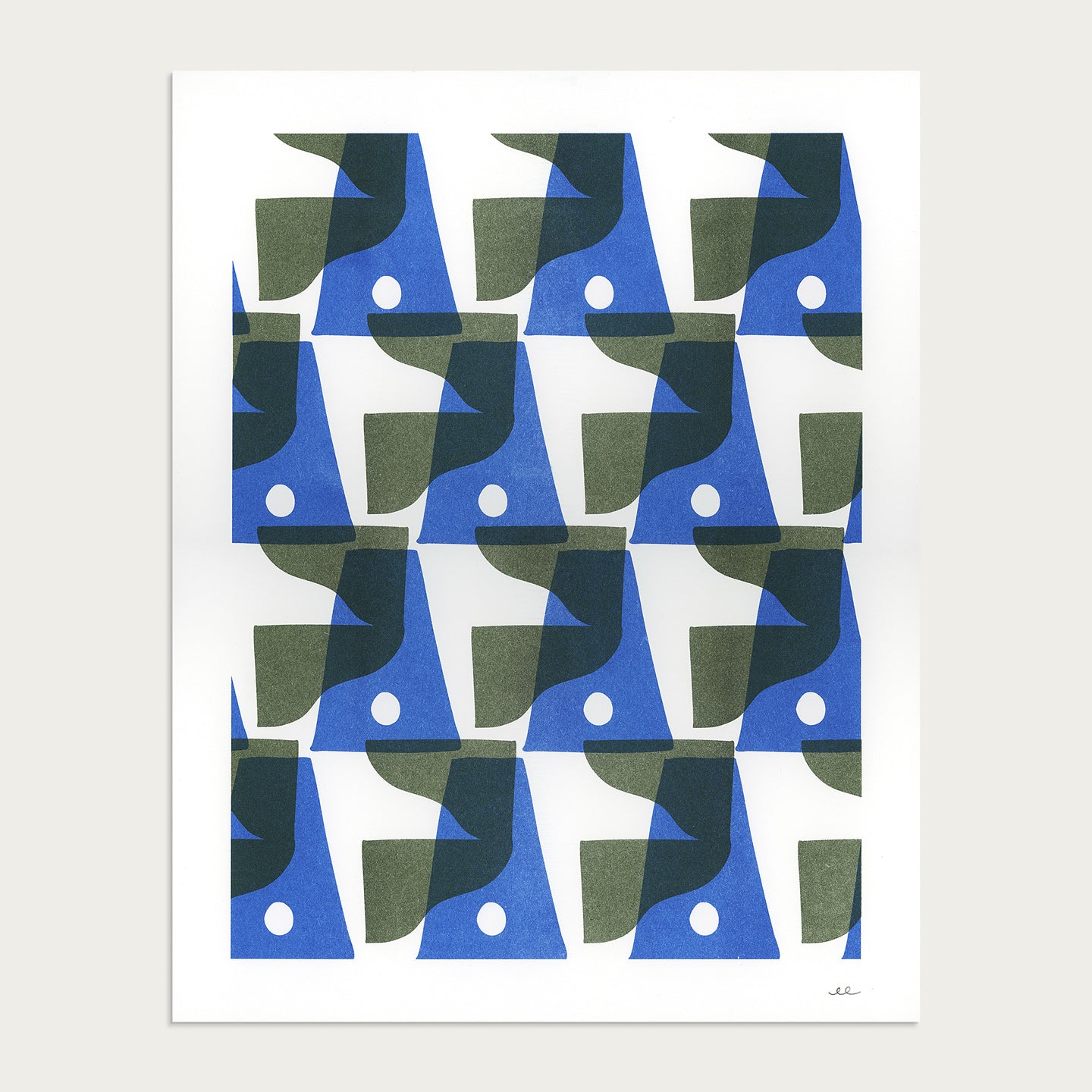 Shifting Light – Set of 3 Risograph Art Prints