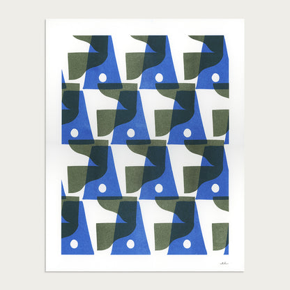 Shifting Light – Set of 3 Risograph Art Prints