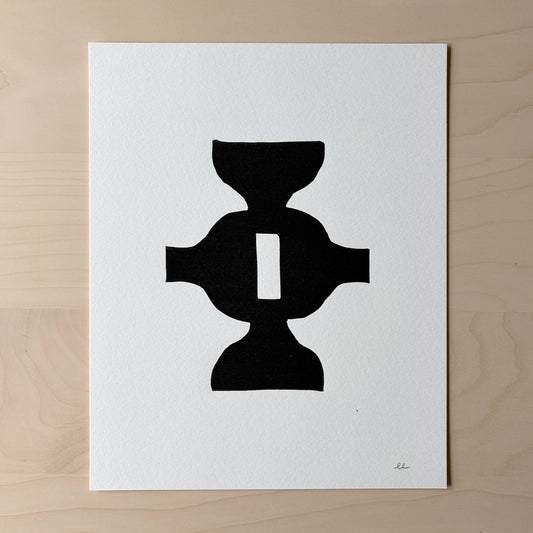 Chime - 8" x 10" Block Print