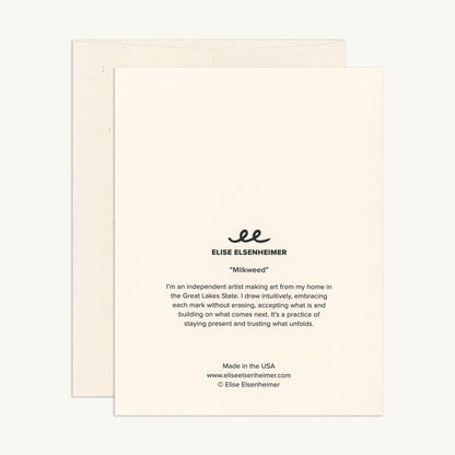 Milkweed - Card