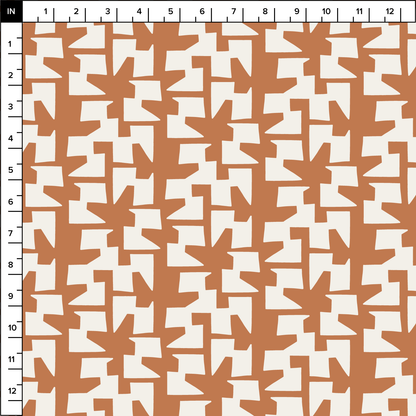 Cha Cha (Copper/Warm White) - Fabric