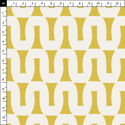 Flow (Lemon/Warm White) - Fabric