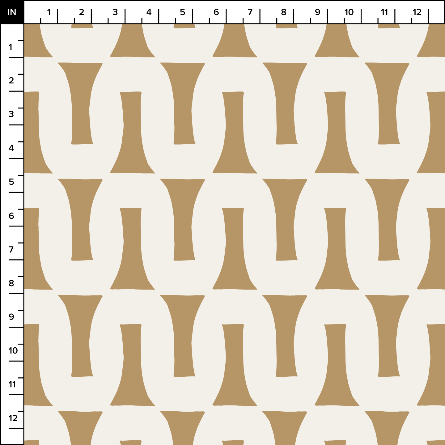 Flow (Sand/Warm White) - Fabric