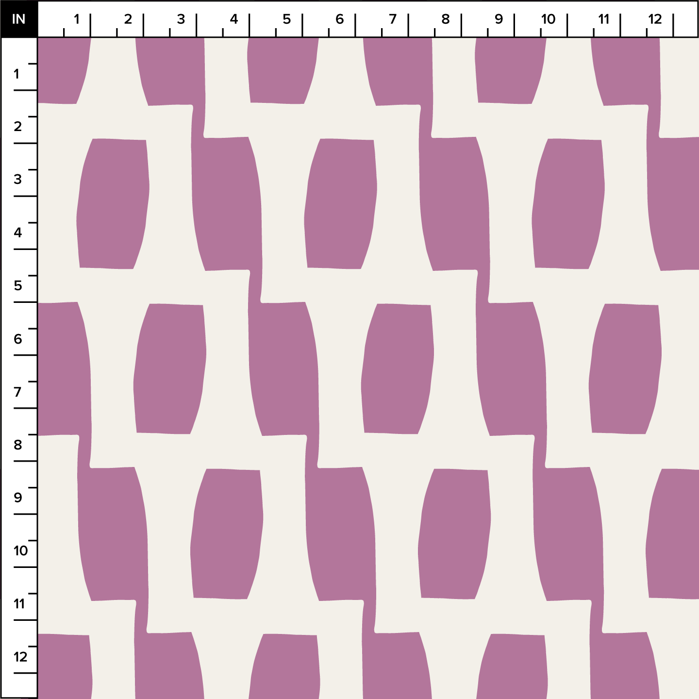 Honeycomb (Orchid/Warm White) - Fabric
