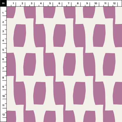 Honeycomb (Orchid/Warm White) - Fabric