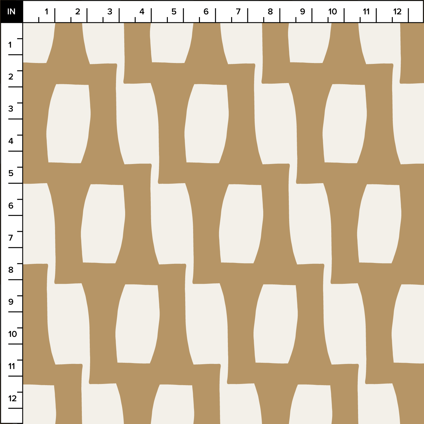 Honeycomb (Warm White/Sand) - Fabric