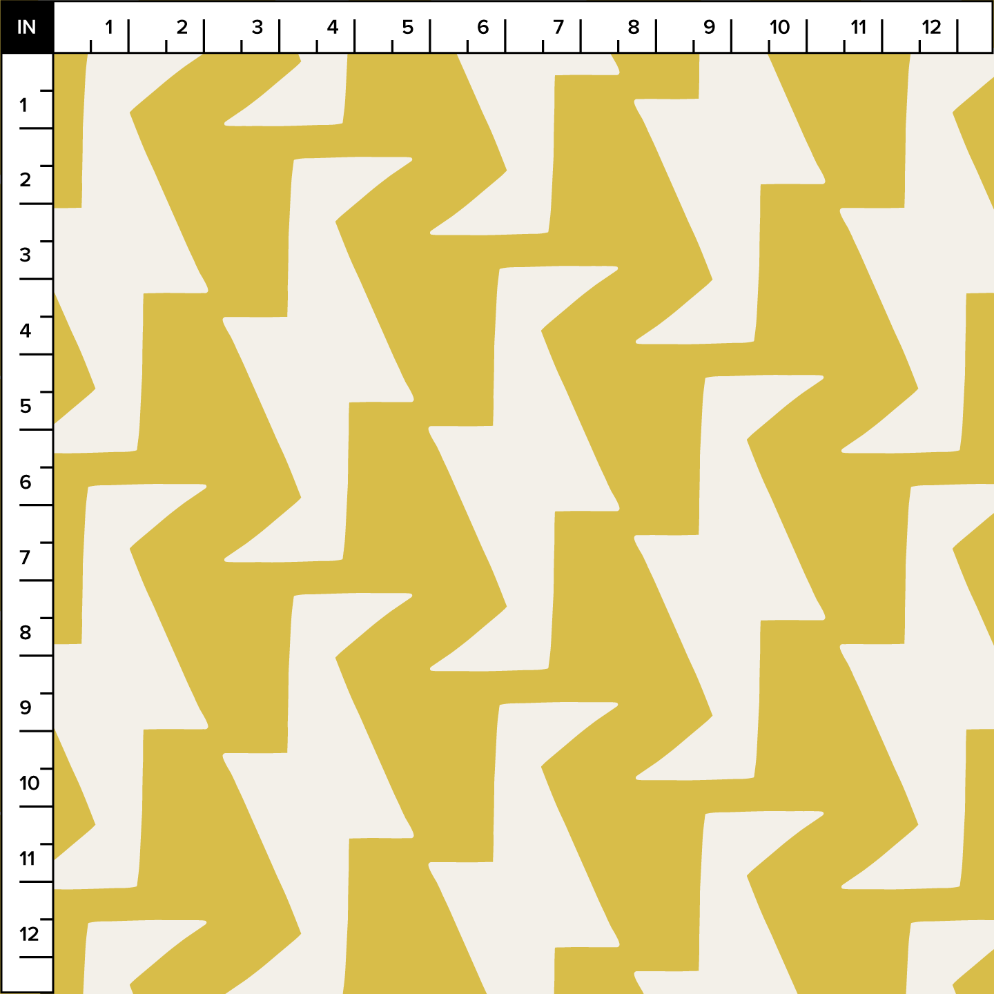 Troupe (Lemon/Warm White) - Fabric