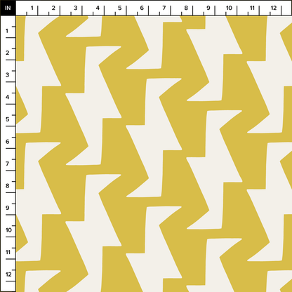 Troupe (Lemon/Warm White) - Fabric