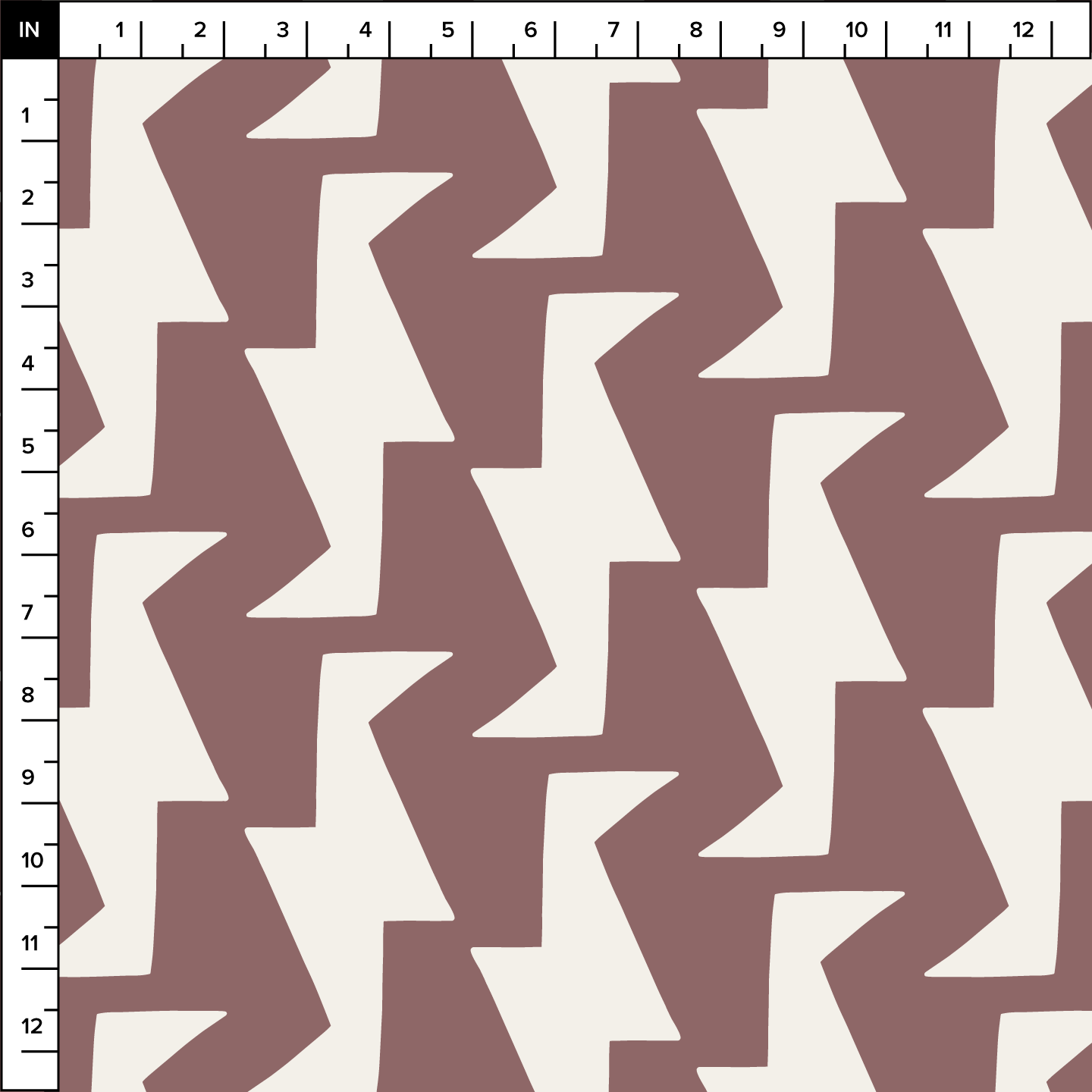 Troupe (Mocha/Warm White) - Fabric