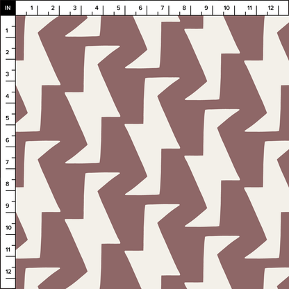 Troupe (Mocha/Warm White) - Fabric