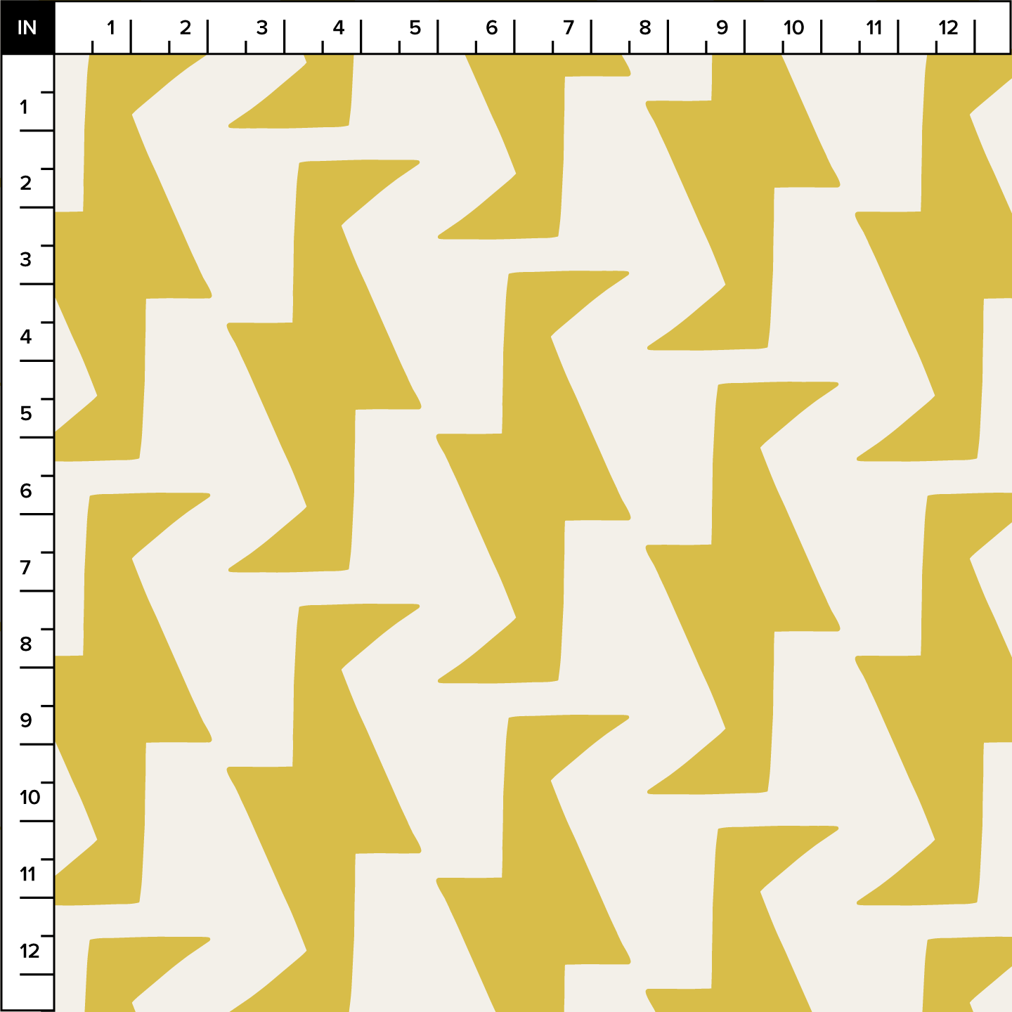 Troupe (Warm White/Lemon) - Fabric
