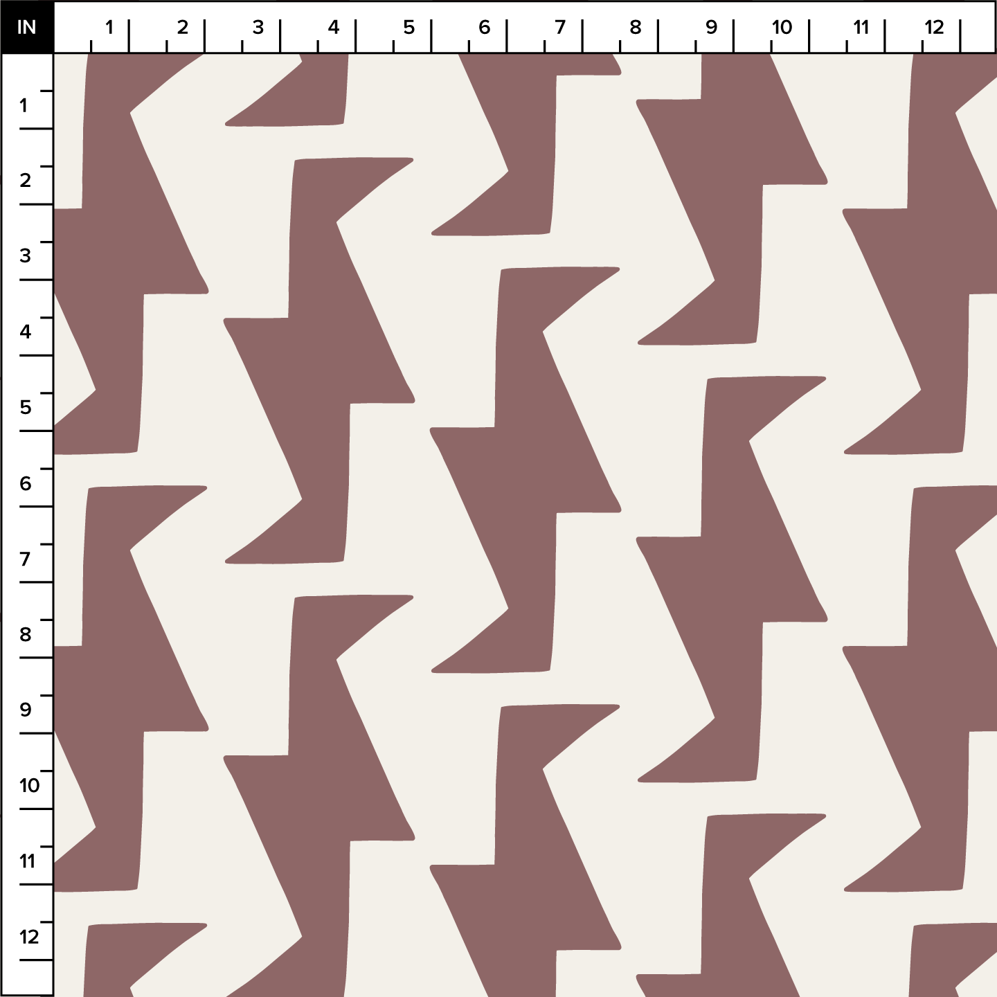 Troupe (Warm White/Mocha) - Fabric