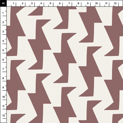 Troupe (Warm White/Mocha) - Fabric