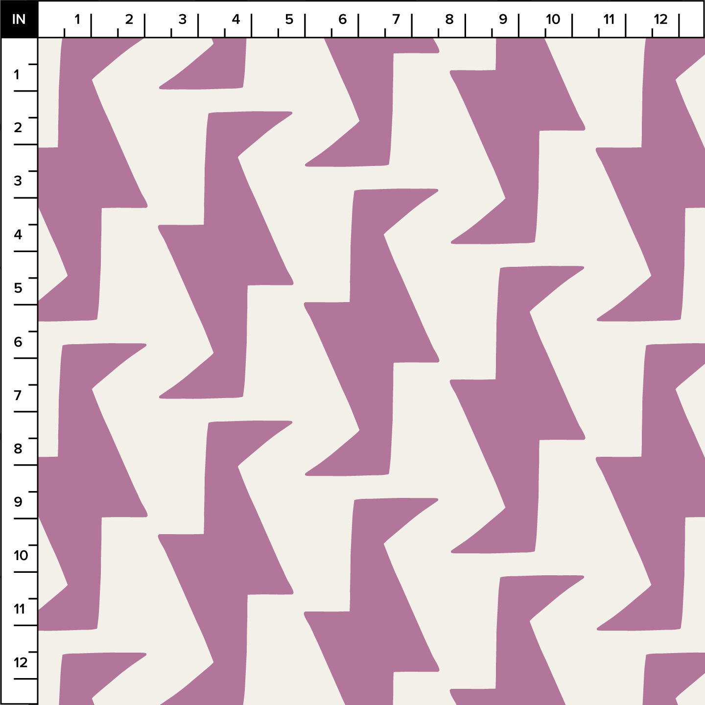 Troupe (Warm White/Orchid) - Fabric