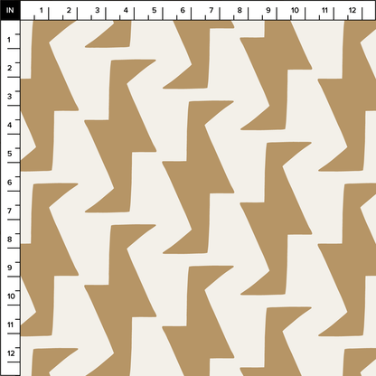 Troupe (Warm White/Sand) - Fabric