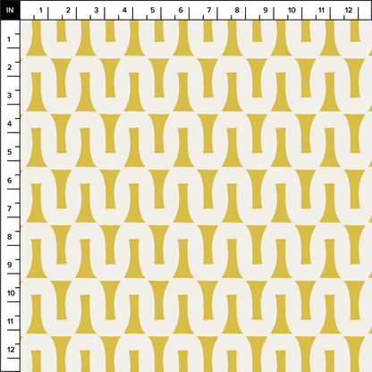 Flow (Lemon/Warm White) - Fabric
