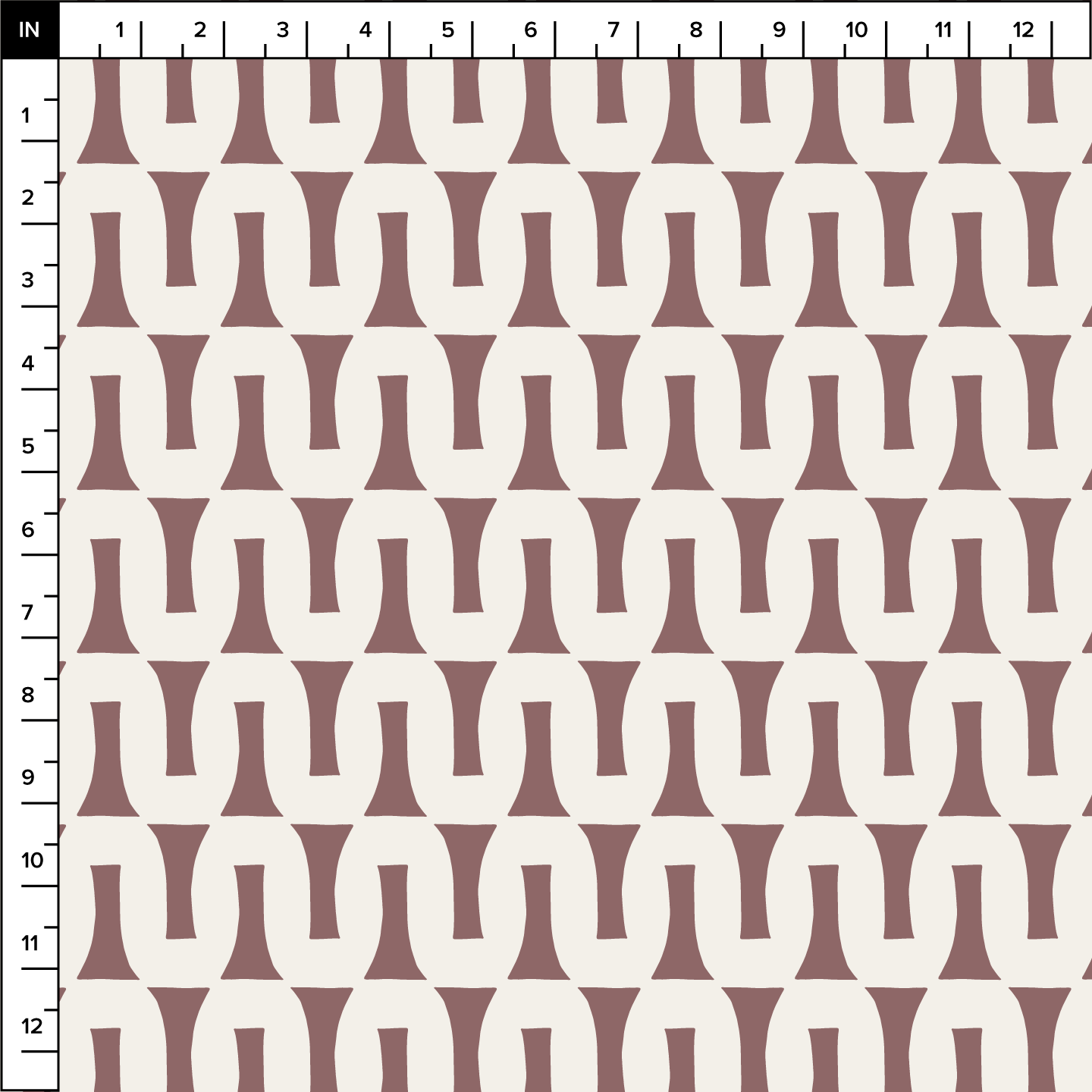 Flow (Mocha/Warm White) - Fabric