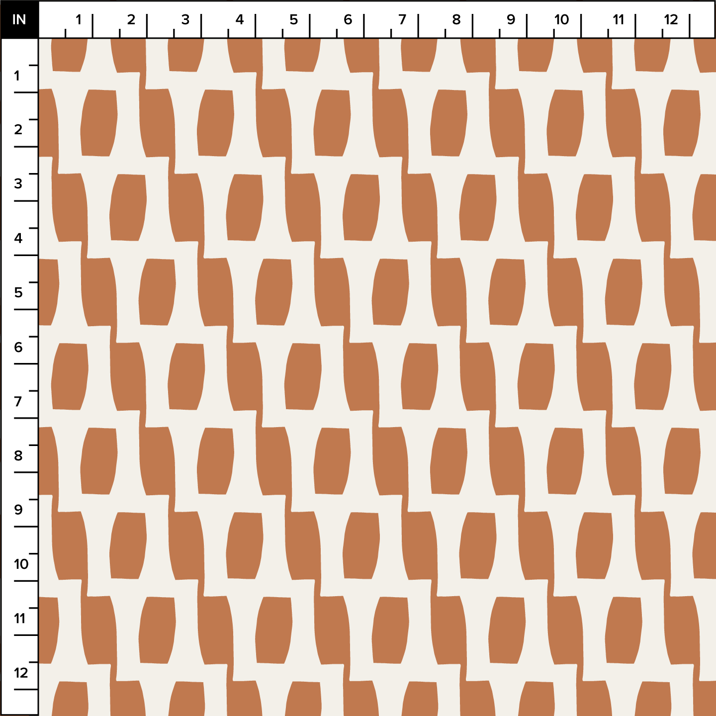 Honeycomb (Copper/Warm White) - Fabric