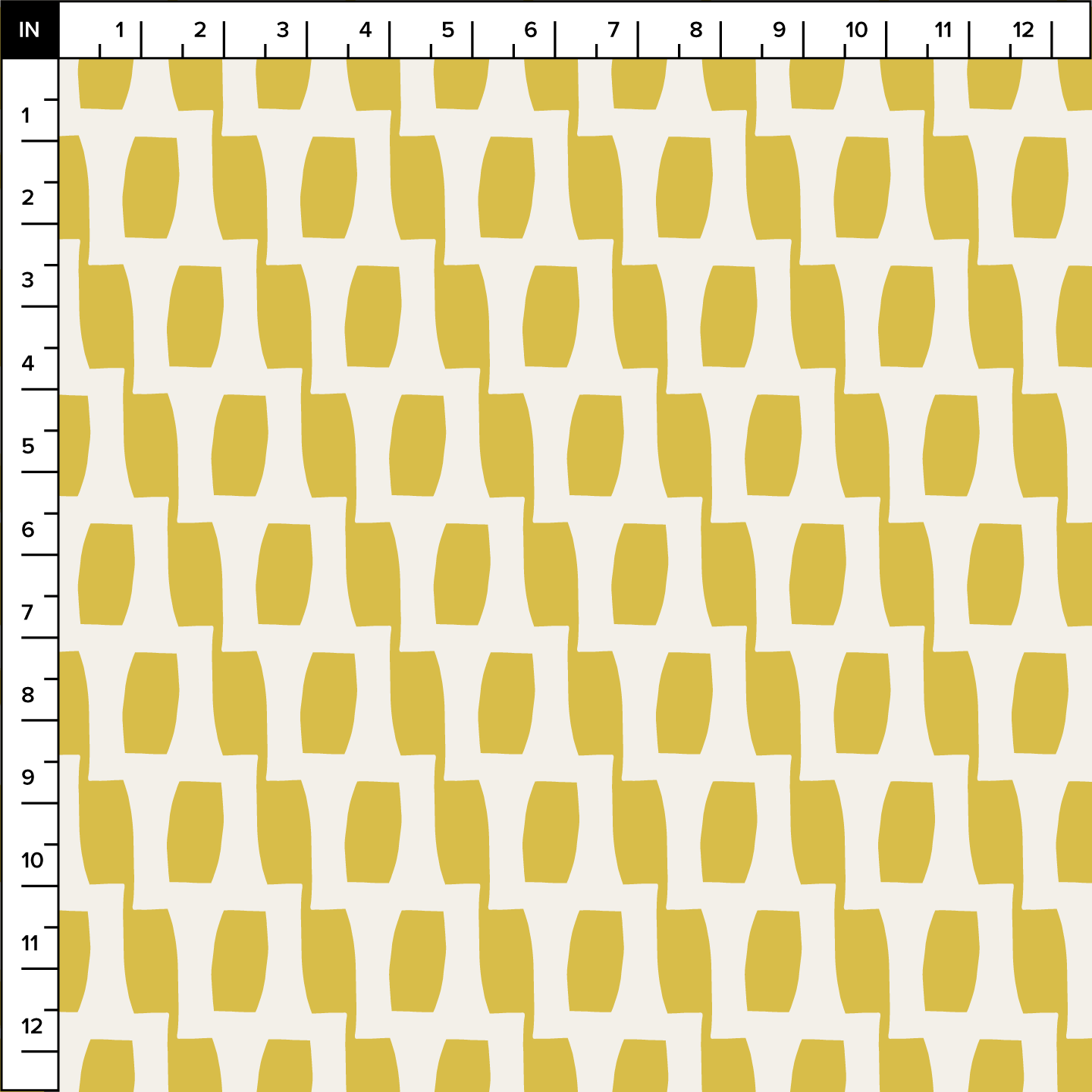 Honeycomb (Lemon/Warm White) - Fabric