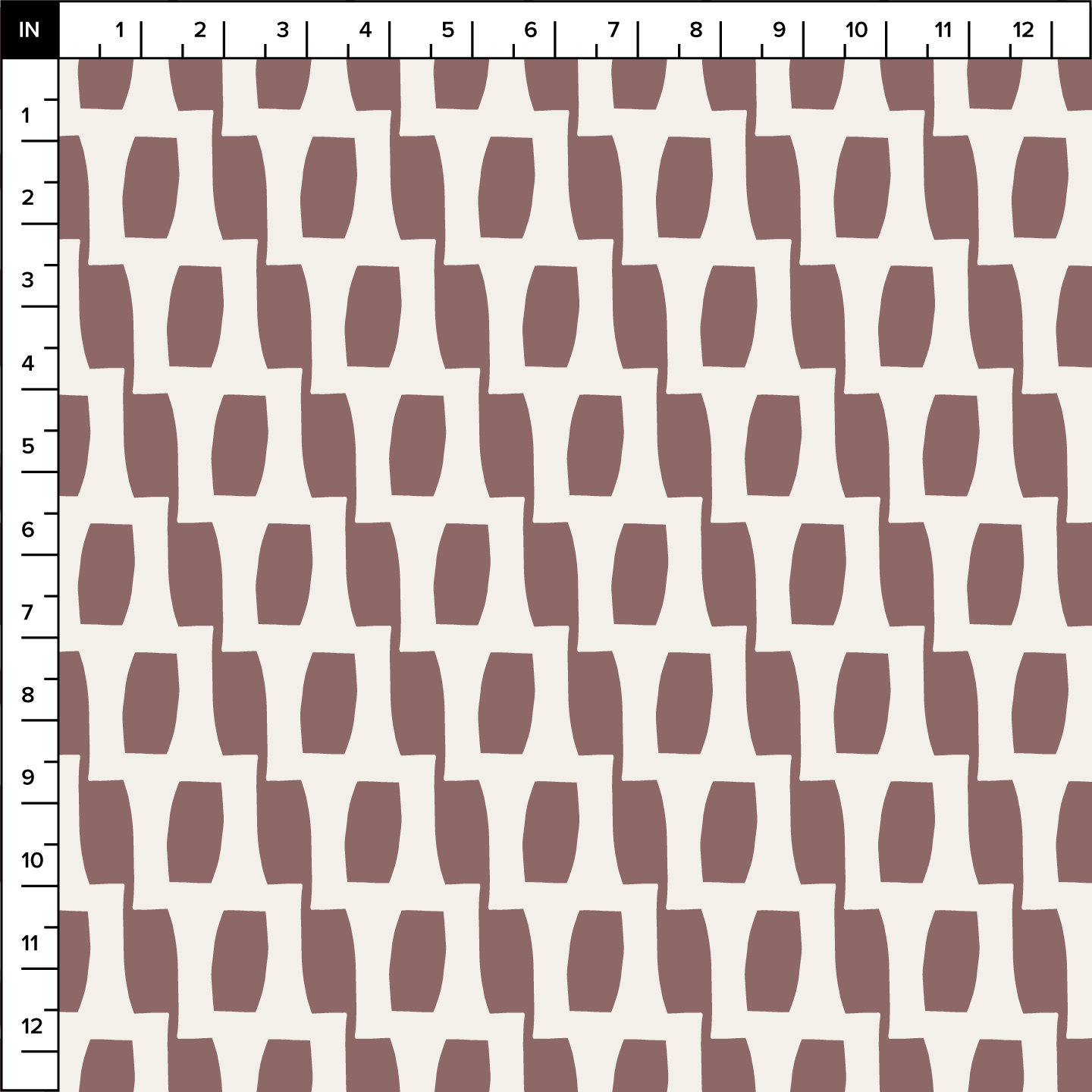 Honeycomb (Mocha/Warm White) - Fabric