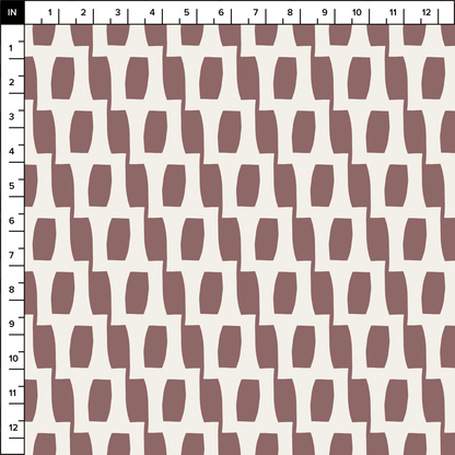 Honeycomb (Mocha/Warm White) - Fabric