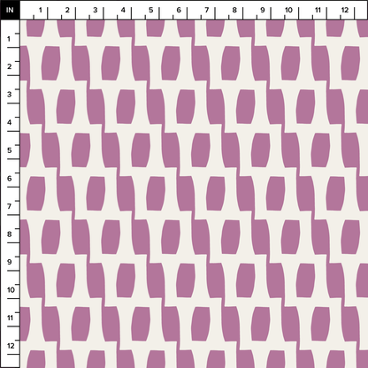 Honeycomb (Orchid/Warm White) - Fabric