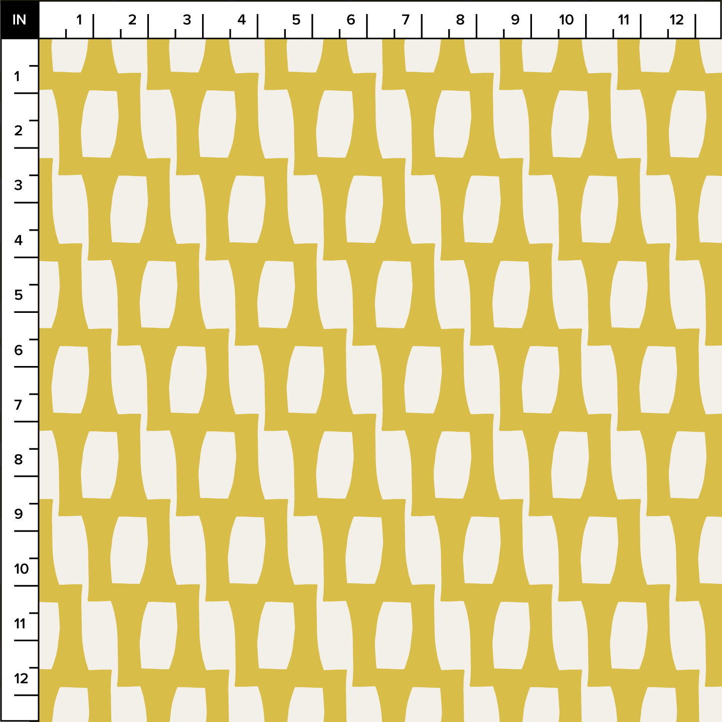 Honeycomb (Warm White/Lemon) - Fabric