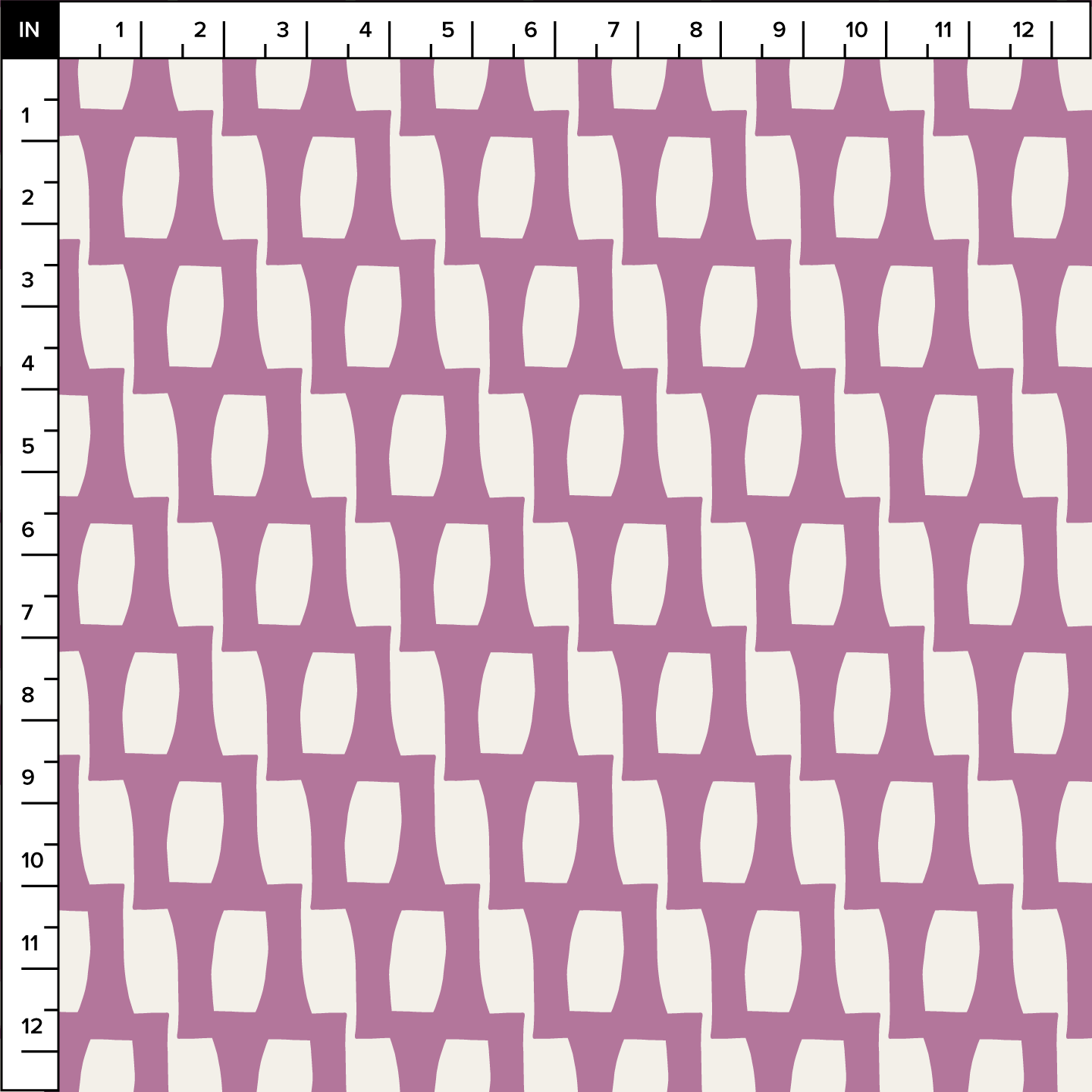 Honeycomb (Warm White/Orchid) - Fabric