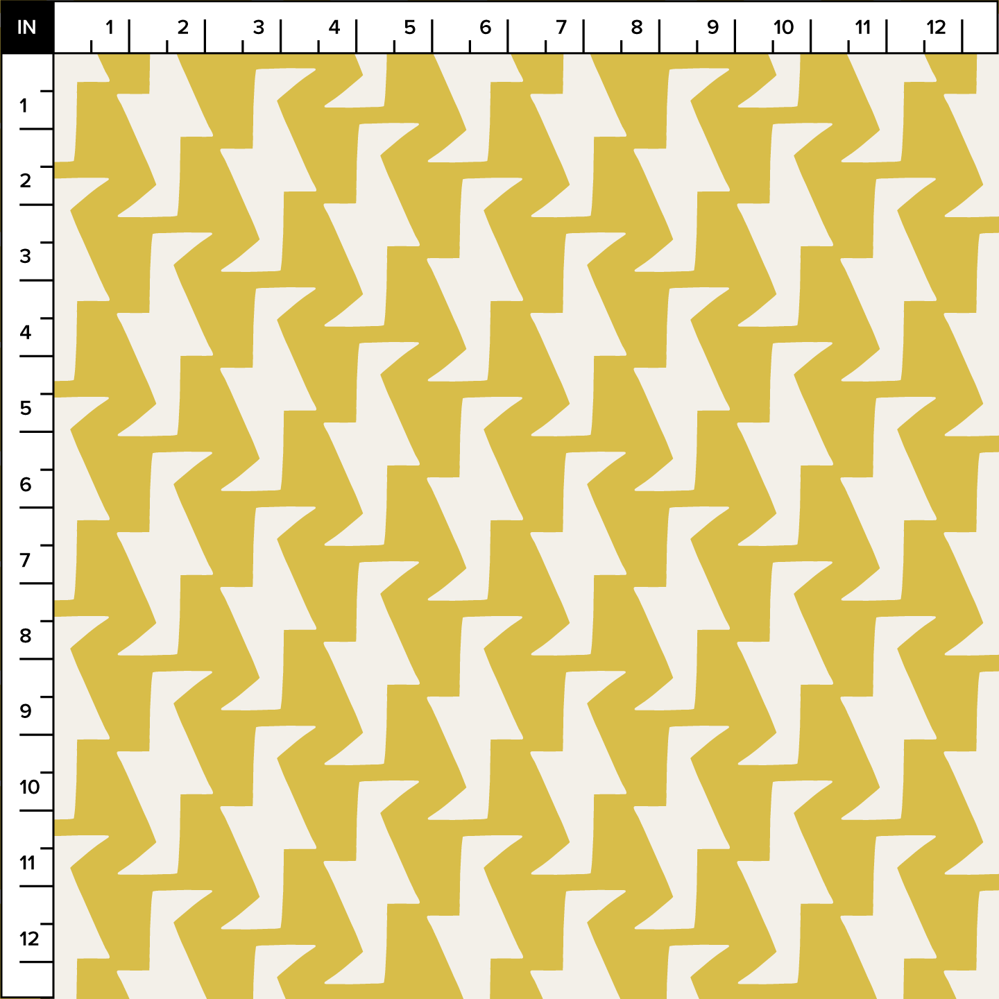 Troupe (Lemon/Warm White) - Fabric