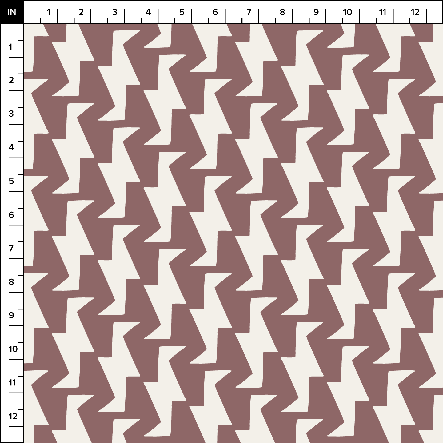 Troupe (Mocha/Warm White) - Fabric