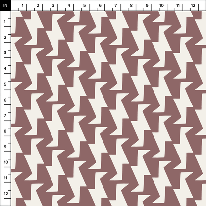 Troupe (Mocha/Warm White) - Fabric