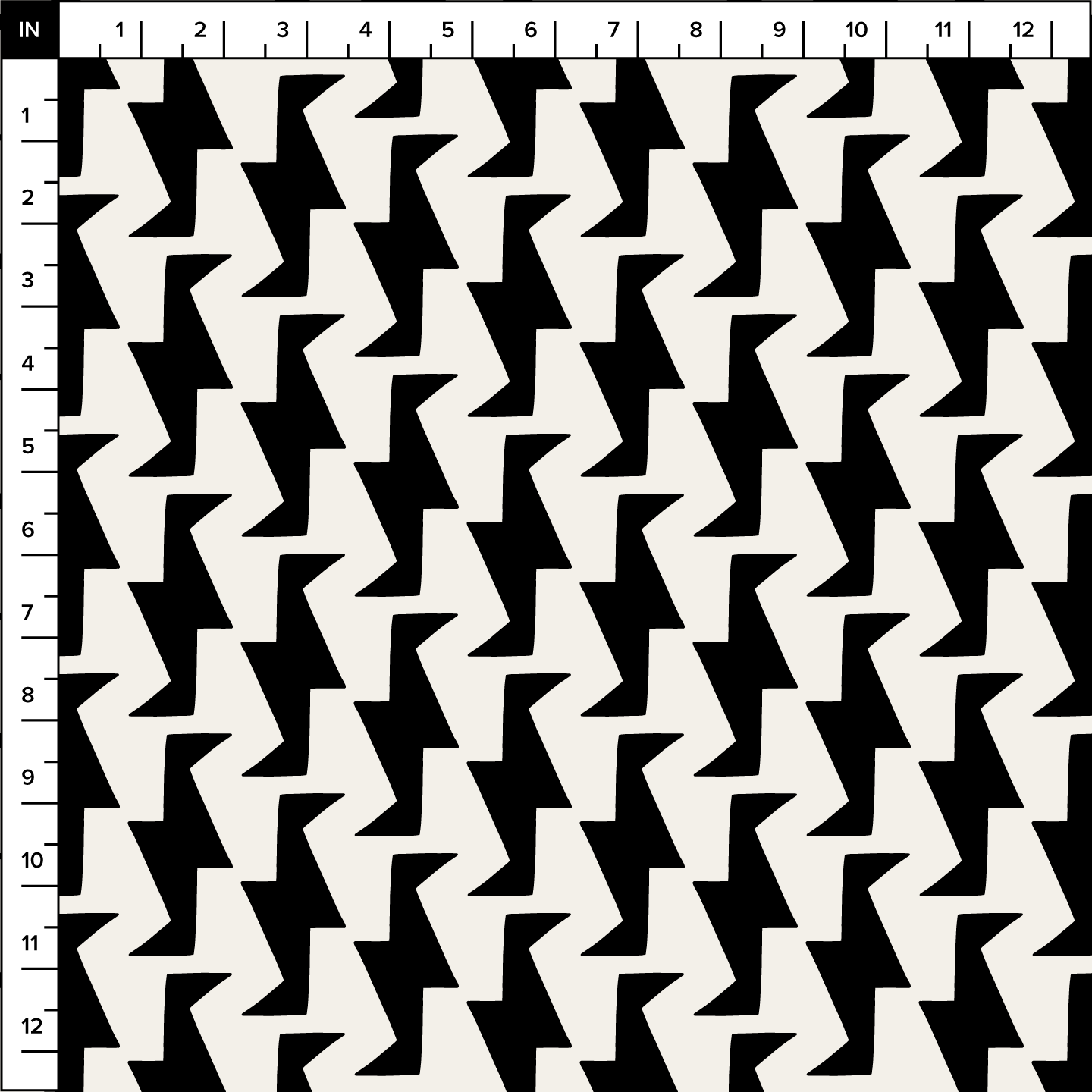 Troupe (Warm White/Black) - Fabric