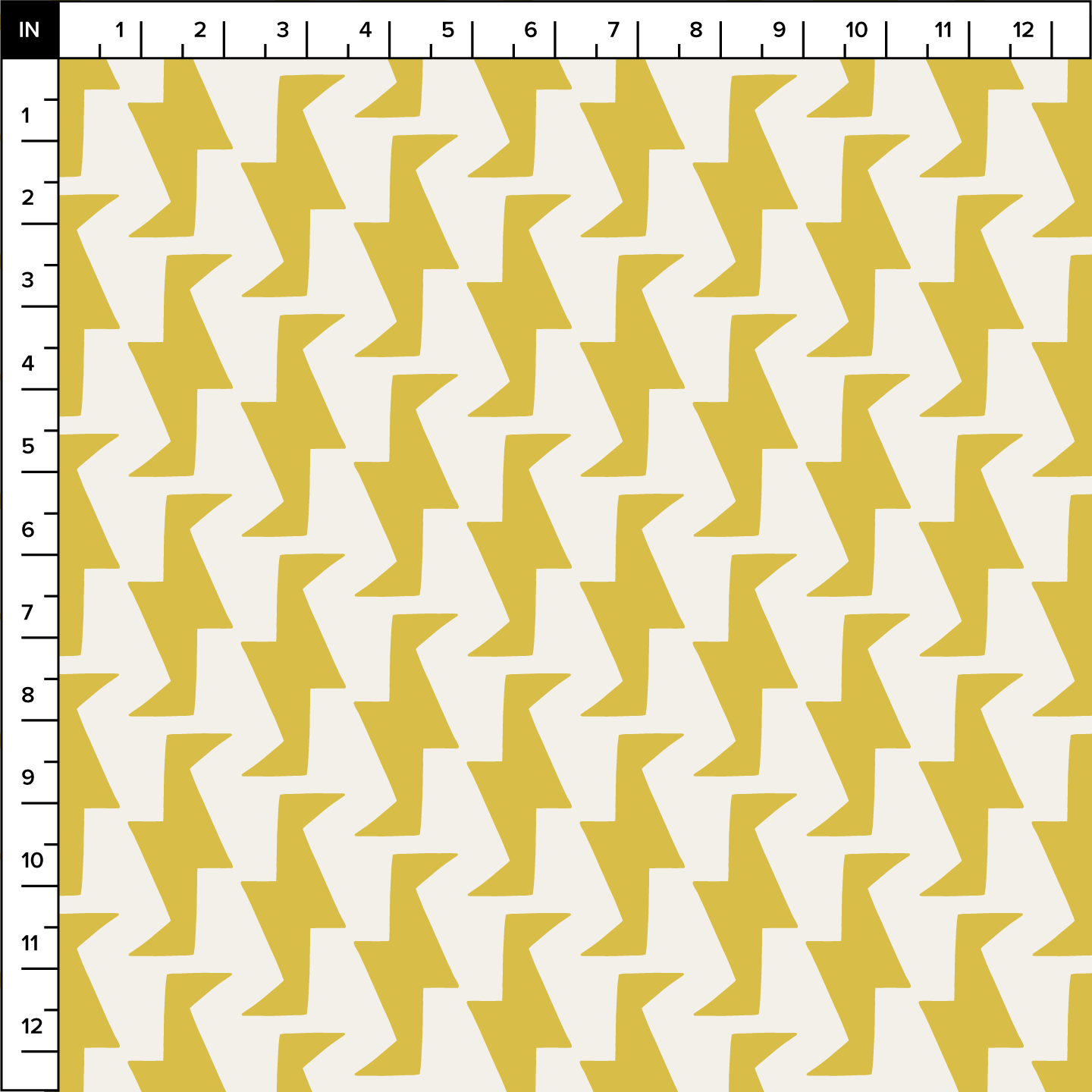 Troupe (Warm White/Lemon) - Fabric
