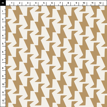 Troupe (Warm White/Sand) - Fabric