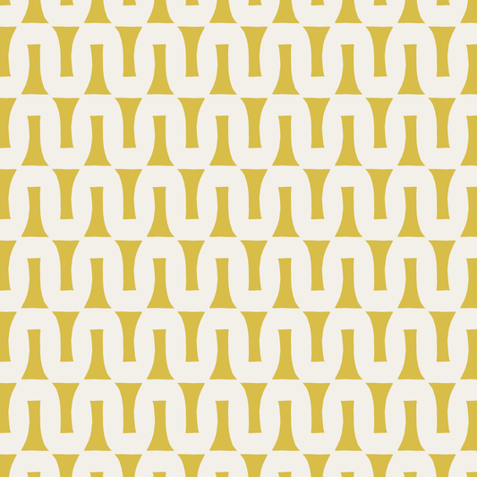 Flow (Lemon/Warm White) - Fabric