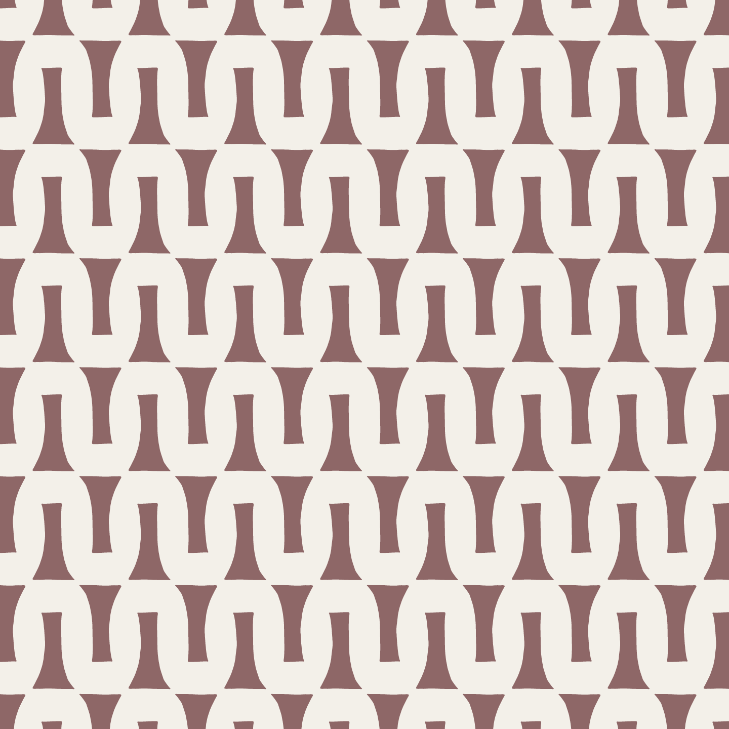 Flow (Mocha/Warm White) - Fabric