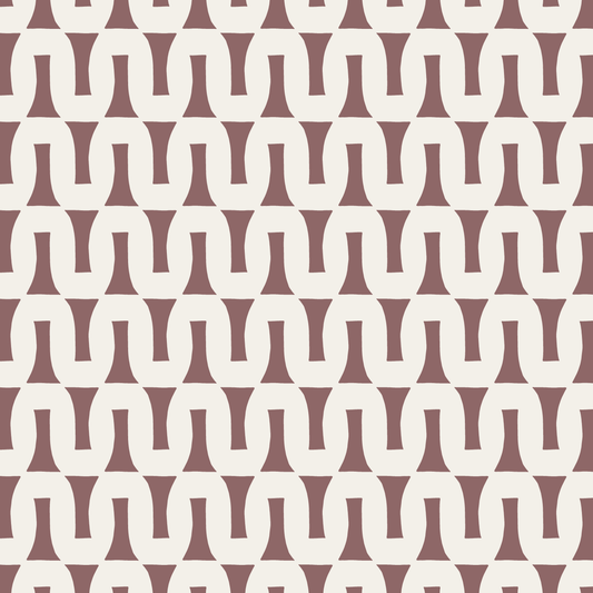 Flow (Mocha/Warm White) - Fabric