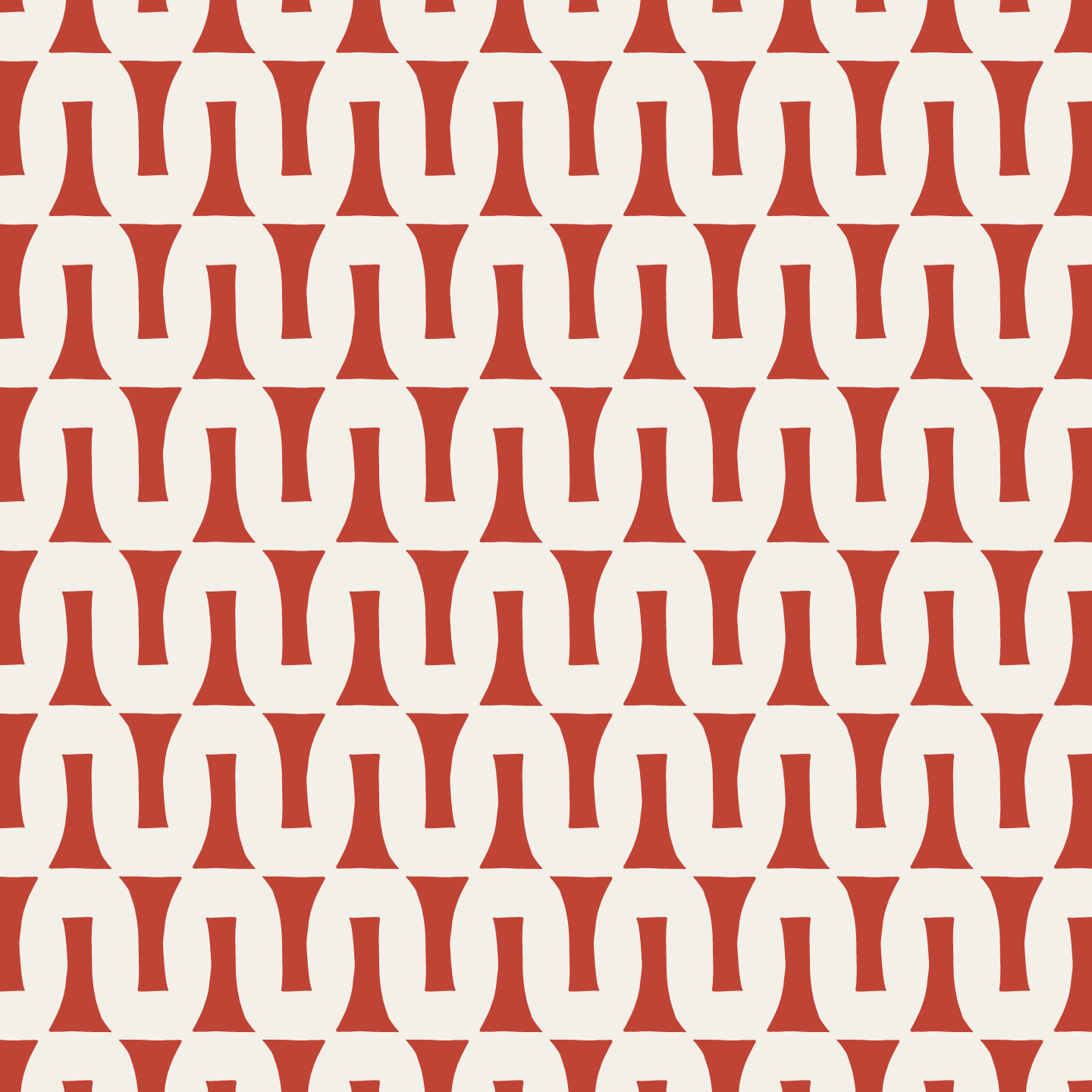 Flow (Red/Warm White) - Fabric
