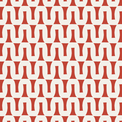 Flow (Red/Warm White) - Fabric