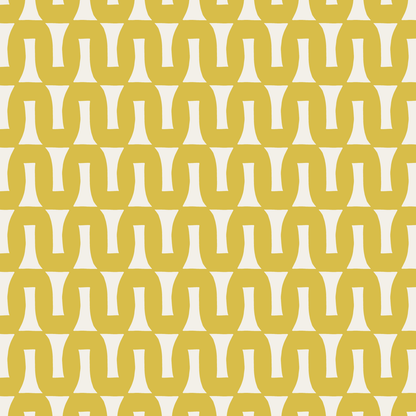 Flow (Warm White/Lemon) - Fabric
