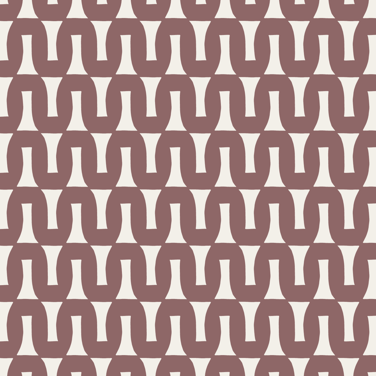 Flow (Warm White/Mocha) - Fabric