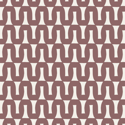 Flow (Warm White/Mocha) - Fabric