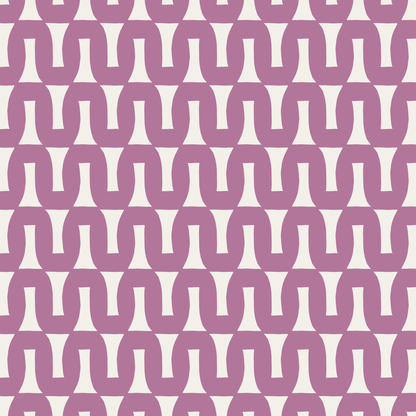 Flow (Warm White/Orchid) - Fabric