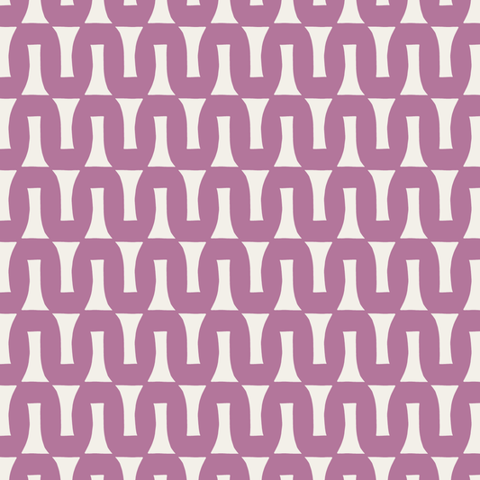 Flow (Warm White/Orchid) - Fabric