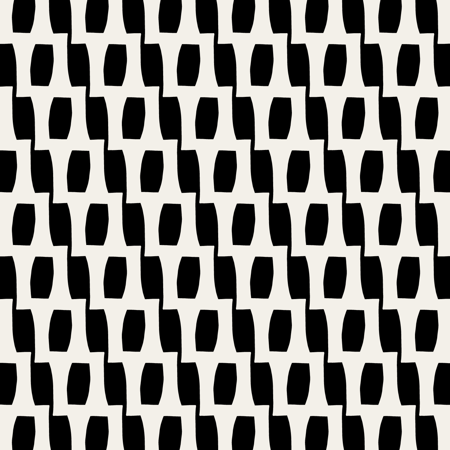 Honeycomb (Black/Warm White) - Fabric