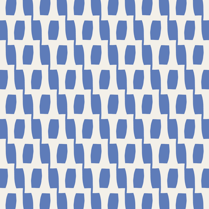 Honeycomb (Blue/Warm White) - Fabric