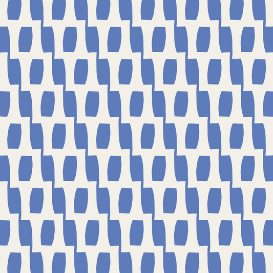 Honeycomb (Blue/Warm White) - Fabric