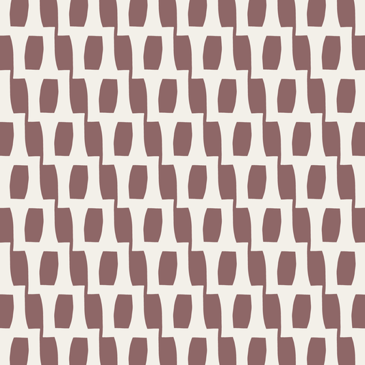 Honeycomb (Mocha/Warm White) - Fabric