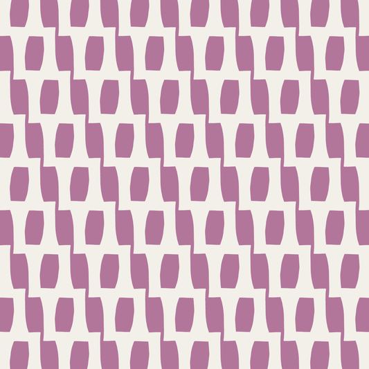 Honeycomb (Orchid/Warm White) - Fabric